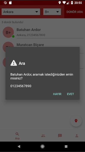 Donoroid - Hızlı Donör Bulma Screenshot 4 - AppWisp.com