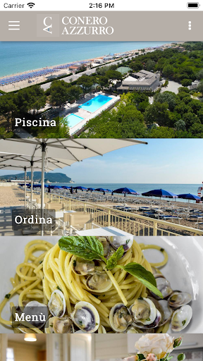 Android application Conero Azzurro screenshort