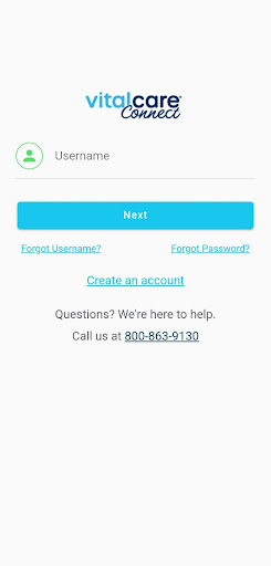 Vital Care Connect Screen 2