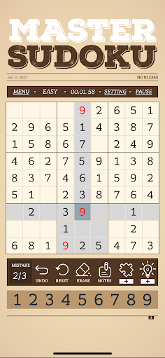 Sudoku Master - Number Puzzles - Screenshot 2