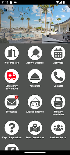 Android application Sevilla Sol screenshort