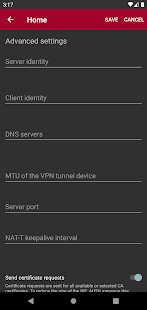 strongSwan VPN Client Screenshot