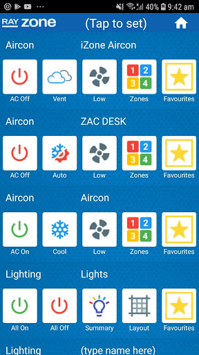 Android application RayZone screenshort