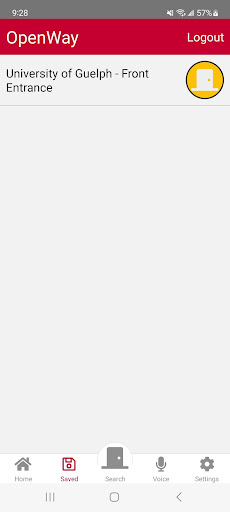 Android application OpenWay screenshort