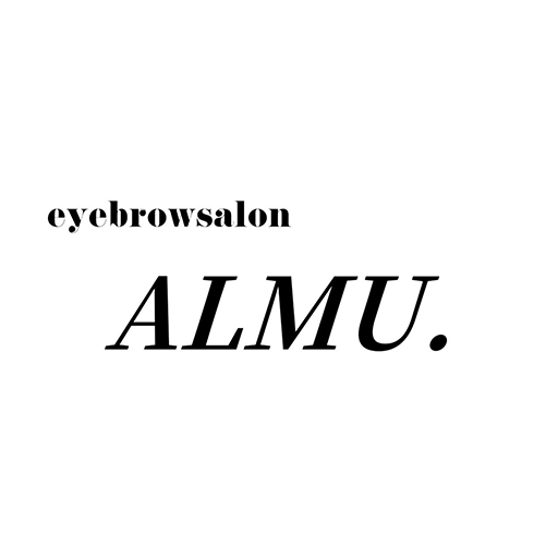 eyebrow salon ALMU． logo