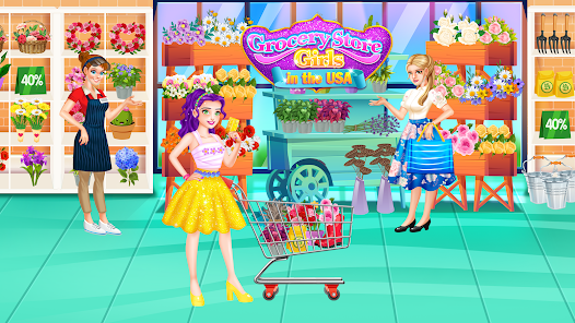 Screenshot 9 Grocery Store Girl in the USA android