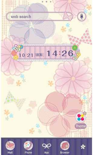 Android application Cute Wallpaper Kimono Flower screenshort