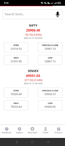 MP Tiwari Finserv Screenshot