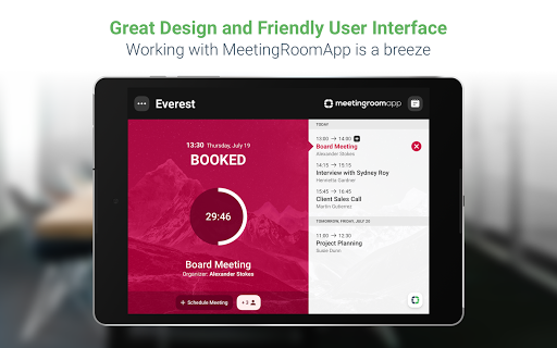 MeetingRoomApp Booking System Screen 3