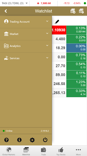 Coast eTrade Screen 3