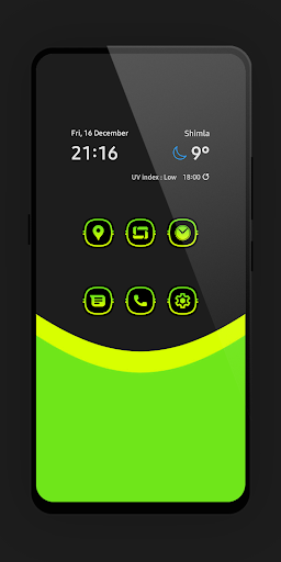 Android application Funky Lemon Icon Pack screenshort