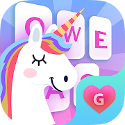 Cuteness Unicorn Keyboard Themes for Girls