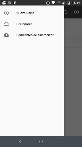 Android application Digital Field Report screenshort