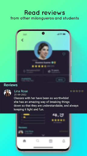 TangoApp: Tango, Milongas Screen 3