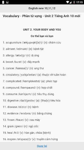Học tốt tiếng anh lớp 10, 11, Screen 2