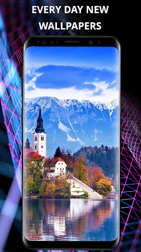 Android application Lake wallpapers for phone screenshort
