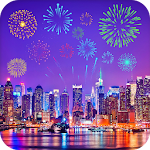 Cover Image of Скачать New Year Live Wallpaper 2021 - New Year Fireworks 1.3 APK