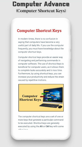 Computer Course: Learning App Screen 3
