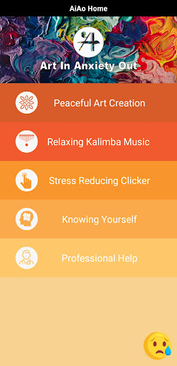 Android application AiAo: Art In Anxiety Out screenshort