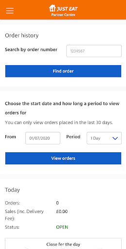 Android application Partner Hub screenshort