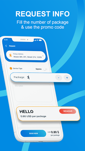 PAPA Deliver - Parcel Delivery Screen 2