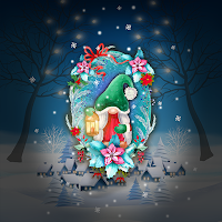 Snowy Winter Gnome - Wallpaper