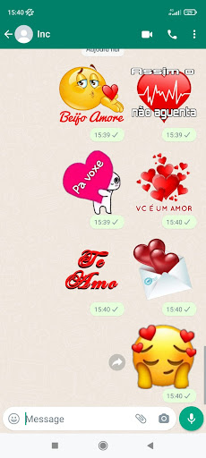 Android application Figurinhas Amor Perfeito 2022 screenshort