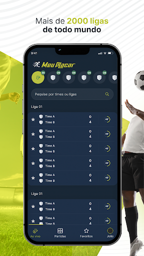 Android application Meu Placar screenshort