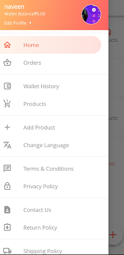 Android application TexoVera Seller App screenshort