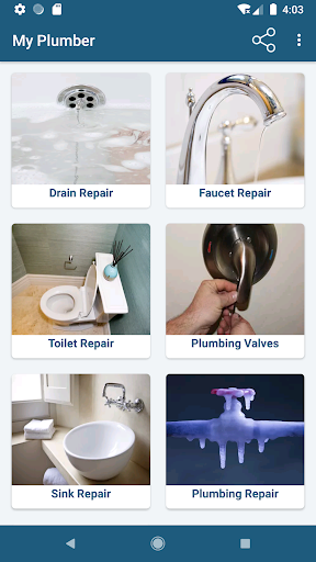 Android application My Plumber screenshort