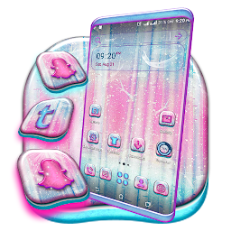 Image de l'icône Pink Birch Tree Launcher Theme