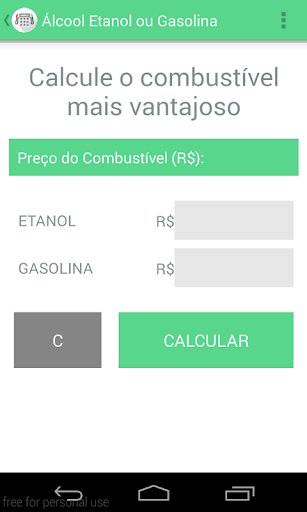 Álcool Etanol ou Gasolina Screen 2