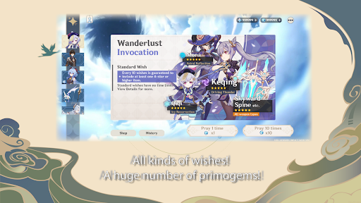 Genshin Impact Wish Sim