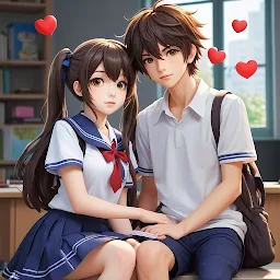 女子高生アニメゲーム Mod Apk