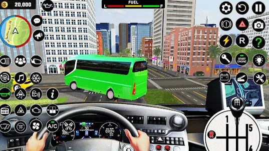 Us Bus Driving City : Bus Game
