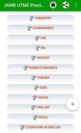 JAMB CBT 2024 (Score 300+) Screen 3