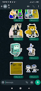 Screenshot 5 Stickers de Que Pro android