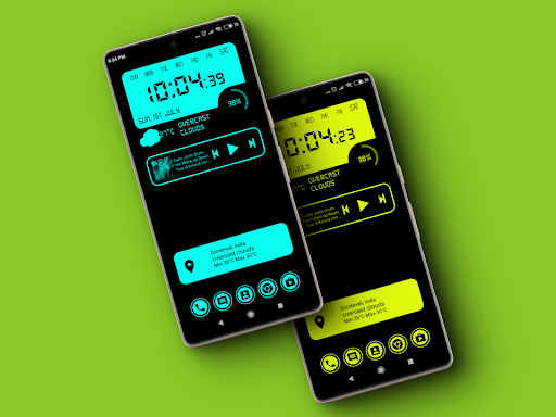 Android application A20 Theme for KLWP screenshort