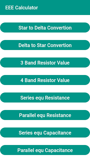 Android application EEE Calculator screenshort