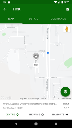 TICK tracker Screen 2