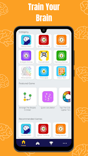 Android application Brainy Games - Logical IQ Test screenshort