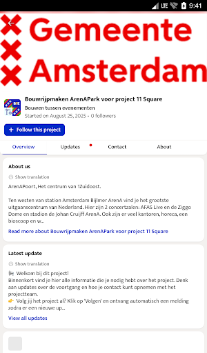 Bouwen tussen Evenementen