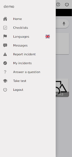 Performance Support App Screen 2