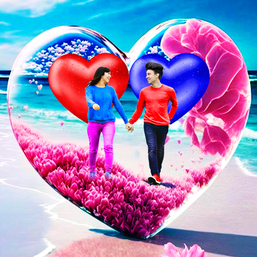 Love photo editor and frames logo
