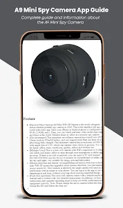 A9 Mini Spy Camera App Guide