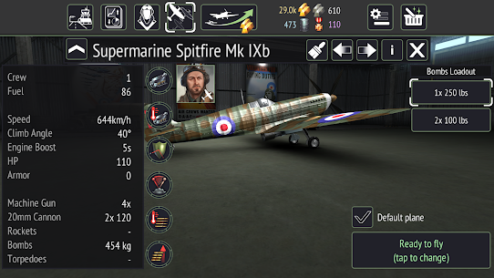Warplanes WW2 Dogfight Premium APK 2.2.7 Latest Version 8