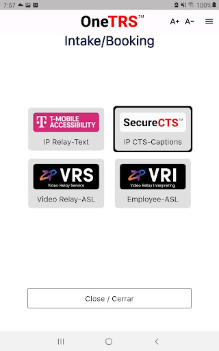 OneTRS - EvalGP Screen 2