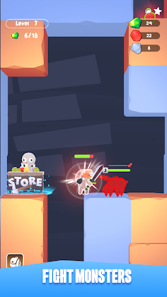 Dig & Fight 3D - Screenshot 2