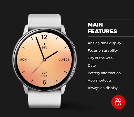 Lovely Analog Pro Watch Face Screen 2