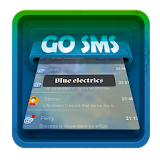 Blue electrics SMS Art icon
